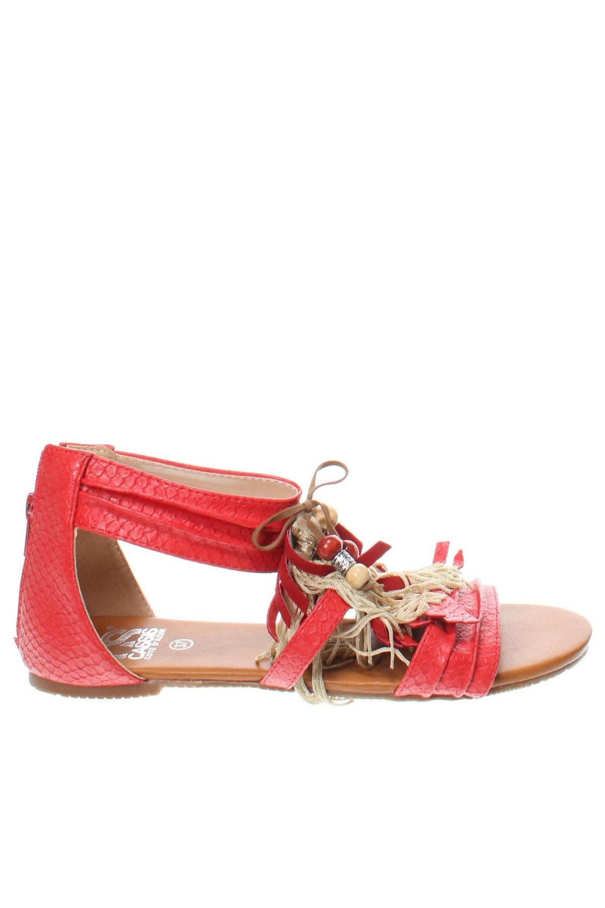 Sandalen, Größe 37, Farbe Rot, Preis € 11,91