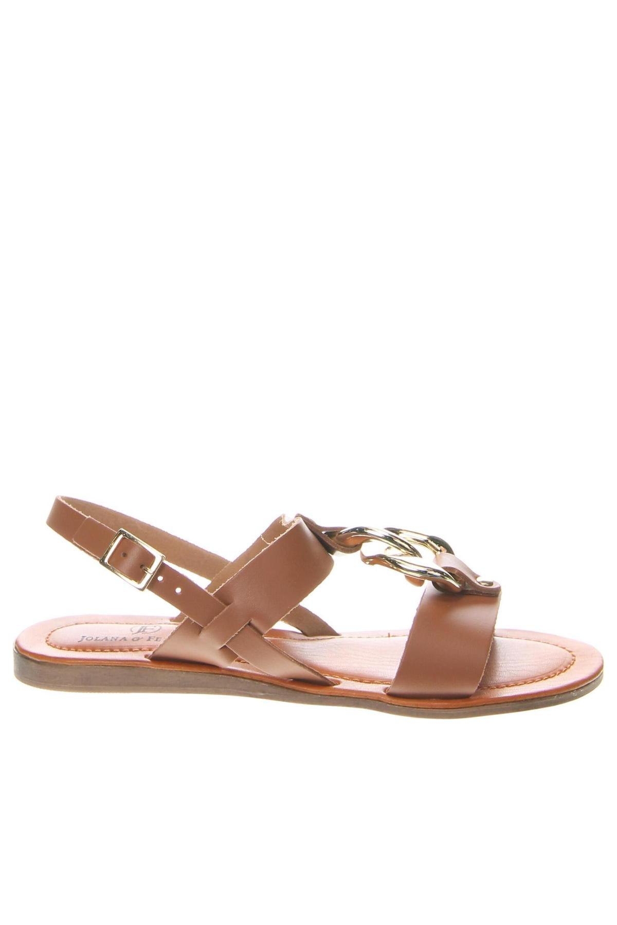 Sandalen Jolana&Fenena, Größe 38, Farbe Braun, Preis 63,92 €