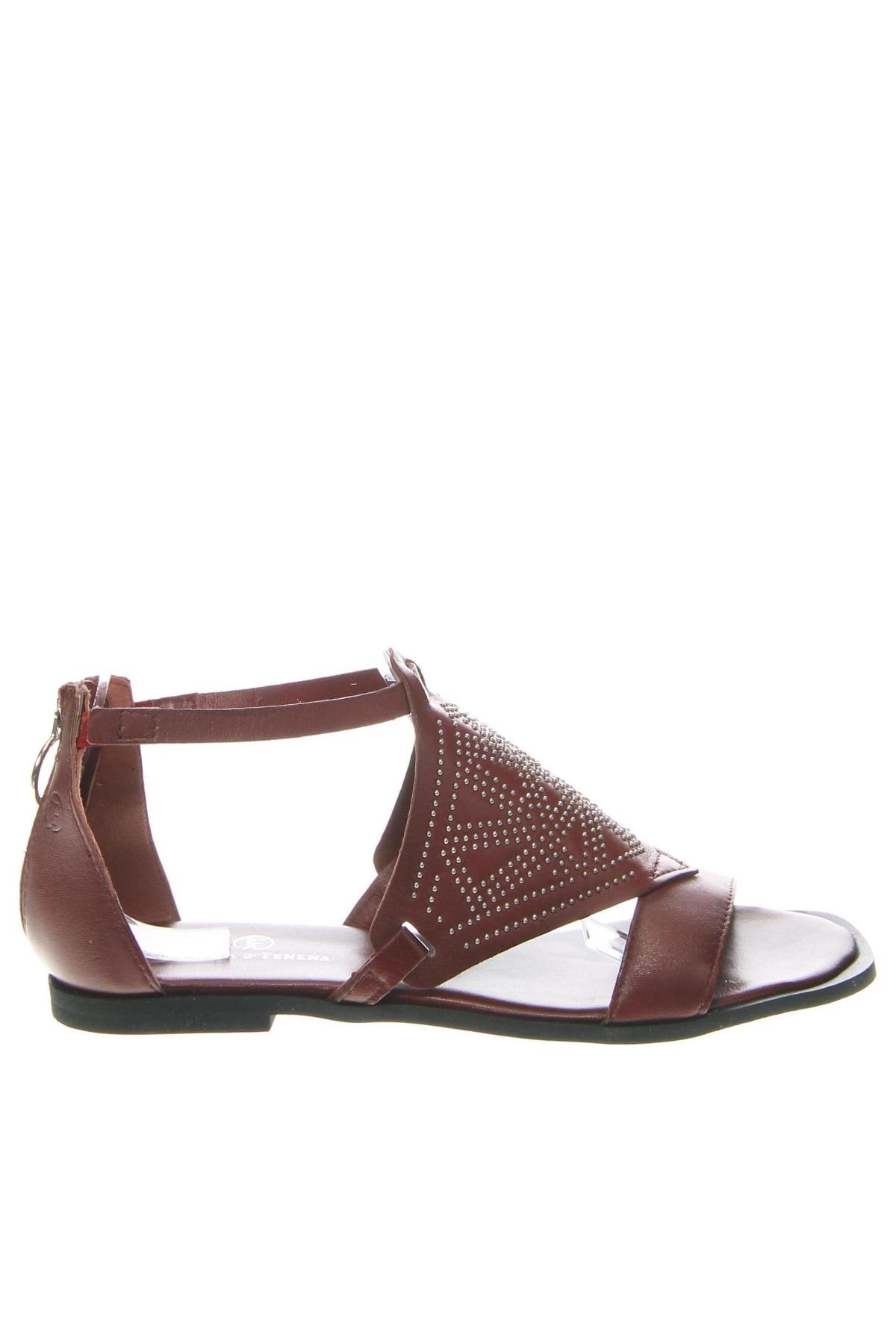 Sandalen Jolana&Fenena, Größe 40, Farbe Braun, Preis 63,92 €