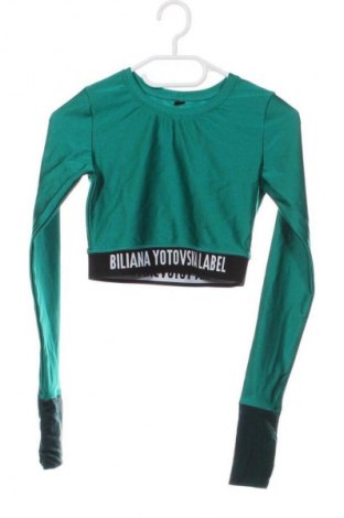Γυναικεία μπλούζα Biliana Yotovska, Μέγεθος XS, Χρώμα Πράσινο, Τιμή 6,99 €
