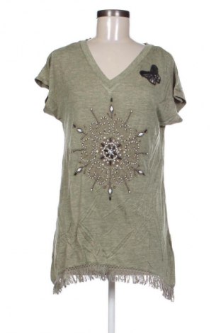 Damen Shirt Desigual, Größe L, Farbe Grün, Preis 33,99 €
