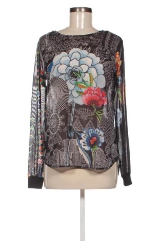 Дамска блуза Desigual, Размер M, Цвят Многоцветен, Цена 48,99 лв.