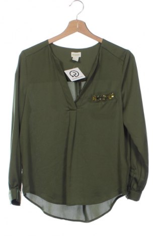 Bluzka damska H&M, Rozmiar XS, Kolor Zielony, Cena 41,99 zł