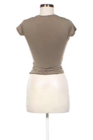 Bluzka damska Pull&Bear, Rozmiar S, Kolor Brązowy, Cena 23,99 zł