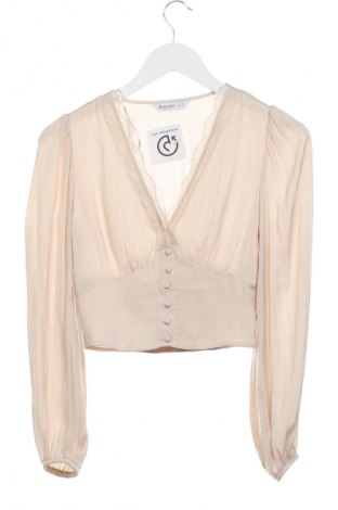 Damen Shirt Stradivarius, Größe XS, Farbe Beige, Preis € 9,79