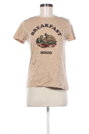 Bluzka damska Stradivarius, Rozmiar S, Kolor Beżowy, Cena 62,99 zł