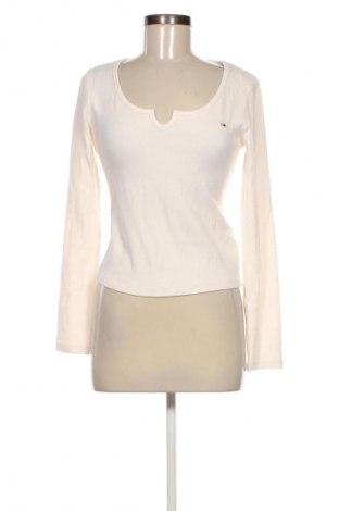 Bluză de femei Tommy Jeans, Mărime M, Culoare Ecru, Preț 254,99 Lei