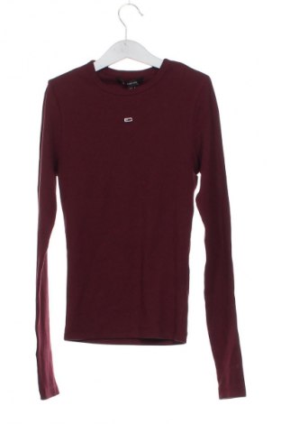 Дамска блуза Tommy Jeans, Размер XS, Цвят Червен, Цена 75,99 лв.