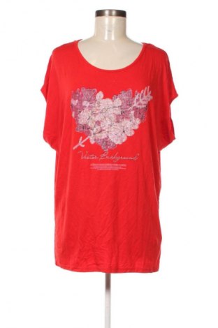 Damen Shirt Unbranded, Größe 3XL, Farbe Rot, Preis 13,99 €