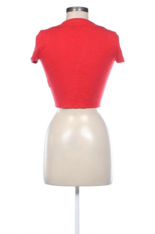 Damen Strickjacke Bershka, Größe S, Farbe Rot, Preis 9,99 €