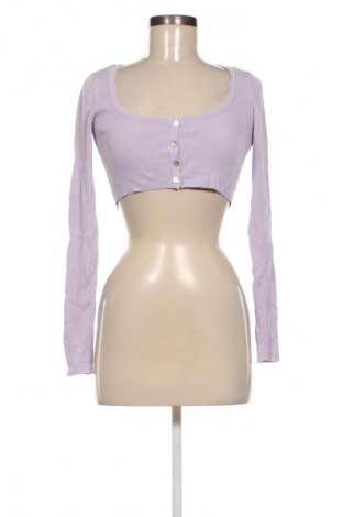 Cardigan de damă Bershka, Mărime S, Culoare Mov, Preț 98,99 Lei