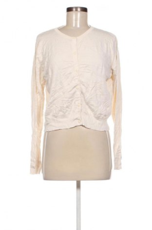Damen Strickjacke H&M Divided, Größe L, Farbe Ecru, Preis 20,99 €