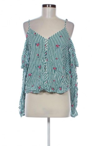Дамска риза H&M Divided, Размер XL, Цвят Многоцветен, Цена 25,99 лв.