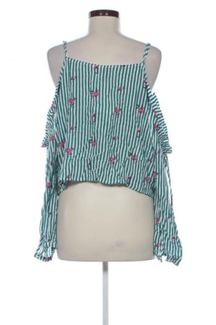 Дамска риза H&M Divided, Размер XL, Цвят Многоцветен, Цена 25,99 лв.