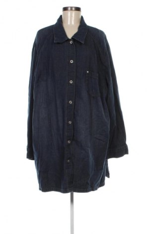 Damenbluse Ulla Popken, Größe 5XL, Farbe Blau, Preis 28,99 €