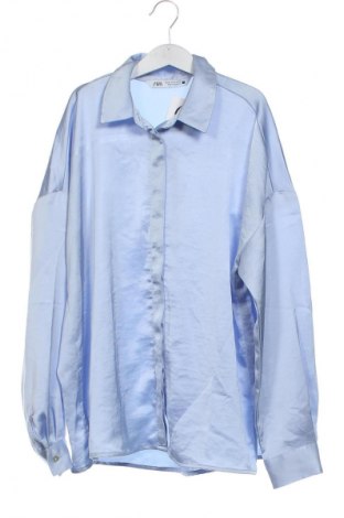 Дамска риза Zara, Размер XS, Цвят Син, Цена 26,98 лв.
