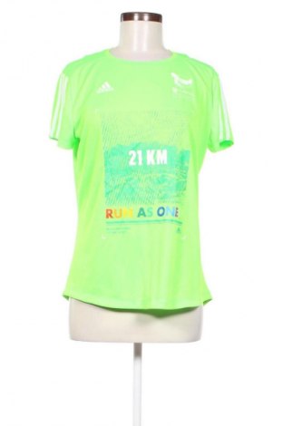 Damen T-Shirt Adidas, Größe L, Farbe Grün, Preis € 17,42
