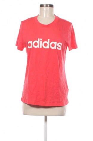 Дамска тениска Adidas, Размер L, Цвят Червен, Цена 27,99 лв.