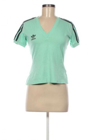 Damski T-shirt Adidas Originals, Rozmiar M, Kolor Zielony, Cena 62,02 zł
