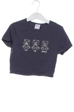 Tricou de femei Bershka, Mărime S, Culoare Gri, Preț 38,99 Lei