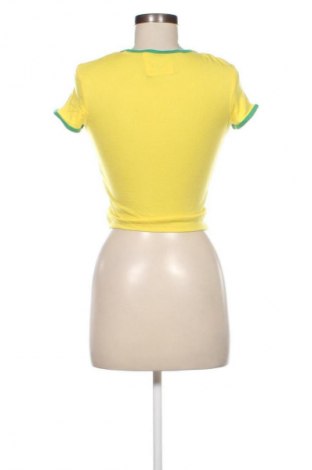 Damen T-Shirt Bershka, Größe S, Farbe Gelb, Preis € 4,99