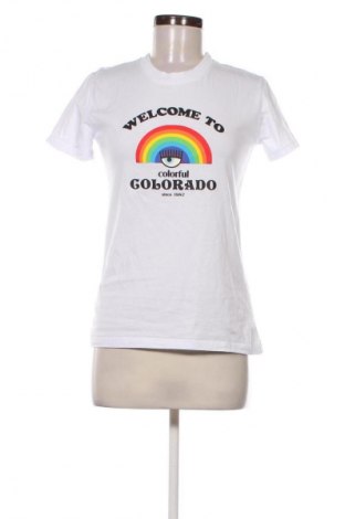 Γυναικείο t-shirt Chiara Ferragni, Μέγεθος M, Χρώμα Λευκό, Τιμή 46,99 €