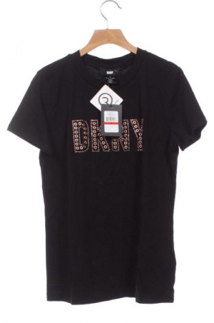 Γυναικείο t-shirt DKNY, Μέγεθος XS, Χρώμα Μαύρο, Τιμή 46,99 €