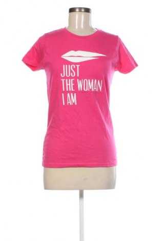 Damski T-shirt Gildan, Rozmiar S, Kolor Różowy, Cena 55,99 zł
