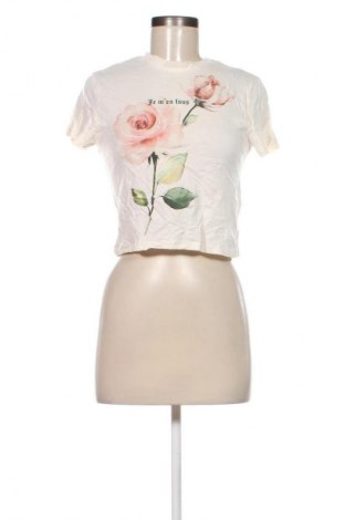 Tricou de femei H&M Divided, Mărime M, Culoare Ecru, Preț 95,99 Lei