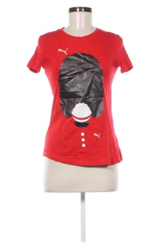 Γυναικείο t-shirt PUMA, Μέγεθος S, Χρώμα Κόκκινο, Τιμή 17,99 €