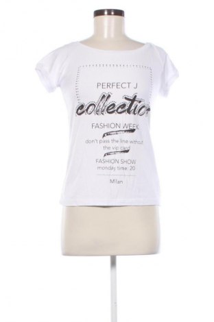 Γυναικείο t-shirt Perfect, Μέγεθος S, Χρώμα Λευκό, Τιμή 15,09 €