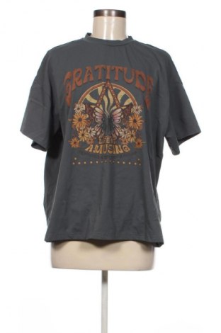 Γυναικείο t-shirt SHEIN, Μέγεθος S, Χρώμα Γκρί, Τιμή 10,99 €