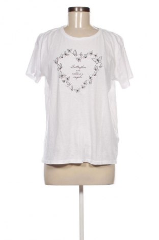 Γυναικείο t-shirt Sinsay, Μέγεθος XL, Χρώμα Λευκό, Τιμή 8,70 €