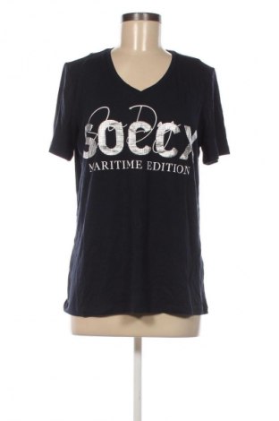 Γυναικείο t-shirt Soccx, Μέγεθος L, Χρώμα Μπλέ, Τιμή 14,00 €