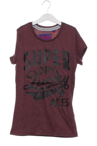 Γυναικείο t-shirt Superdry, Μέγεθος XS, Χρώμα Κόκκινο, Τιμή 20,41 €