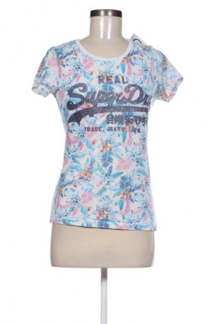 Damen T-Shirt Superdry, Größe M, Farbe Mehrfarbig, Preis 16,21 €