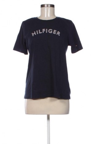 Damski T-shirt Tommy Hilfiger, Rozmiar L, Kolor Niebieski, Cena 191,08 zł