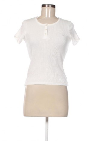 Γυναικείο t-shirt Tommy Jeans, Μέγεθος S, Χρώμα Λευκό, Τιμή 49,99 €