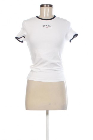 Damen T-Shirt Tommy Jeans, Größe S, Farbe Weiß, Preis € 52,99