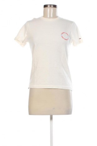 Damen T-Shirt Tommy Jeans, Größe XS, Farbe Ecru, Preis € 29,99