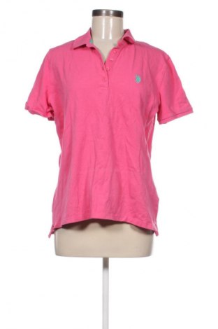 Γυναικείο t-shirt U.S. Polo Assn., Μέγεθος XL, Χρώμα Ρόζ , Τιμή 32,97 €