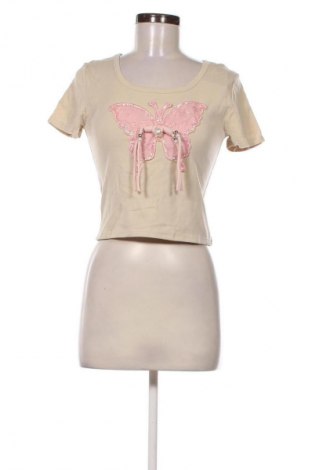 Damen T-Shirt Unbranded, Größe M, Farbe Beige, Preis 11,99 €