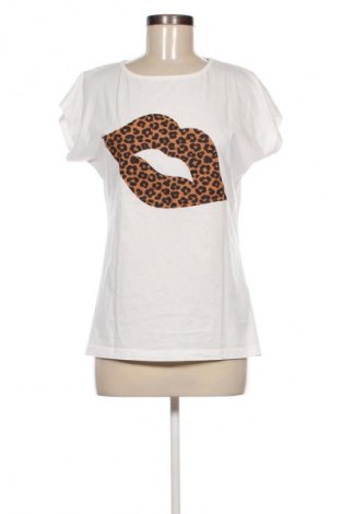Γυναικείο t-shirt Unbranded, Μέγεθος L, Χρώμα Λευκό, Τιμή 8,70 €