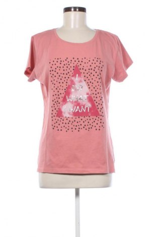 Γυναικείο t-shirt Zabaione, Μέγεθος XL, Χρώμα Ρόζ , Τιμή 24,04 €