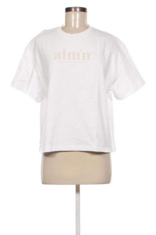 Tricou de femei aim'n, Mărime M, Culoare Alb, Preț 139,99 Lei