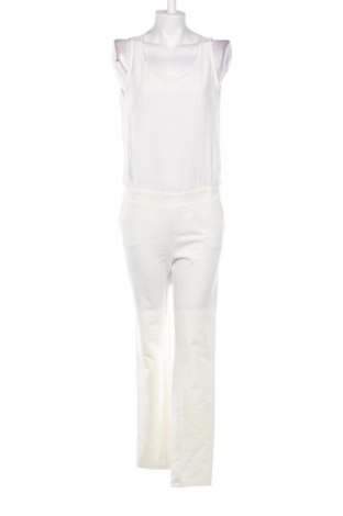 Salopetă lungă de damă Stradivarius, Mărime M, Culoare Alb, Preț 94,99 Lei