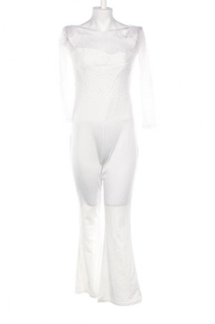 Salopetă lungă de damă Unbranded, Mărime M, Culoare Alb, Preț 163,99 Lei