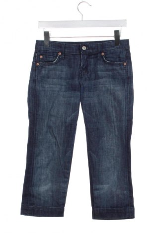 Дамски дънки 7 For All Mankind, Размер XS, Цвят Син, Цена 91,99 лв.