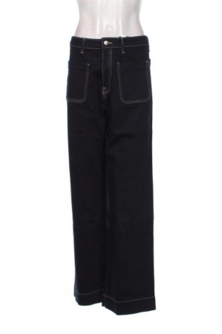 Blugi de femei Bershka, Mărime M, Culoare Albastru, Preț 156,99 Lei