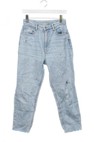 Damskie jeansy Bershka, Rozmiar S, Kolor Niebieski, Cena 95,99 zł